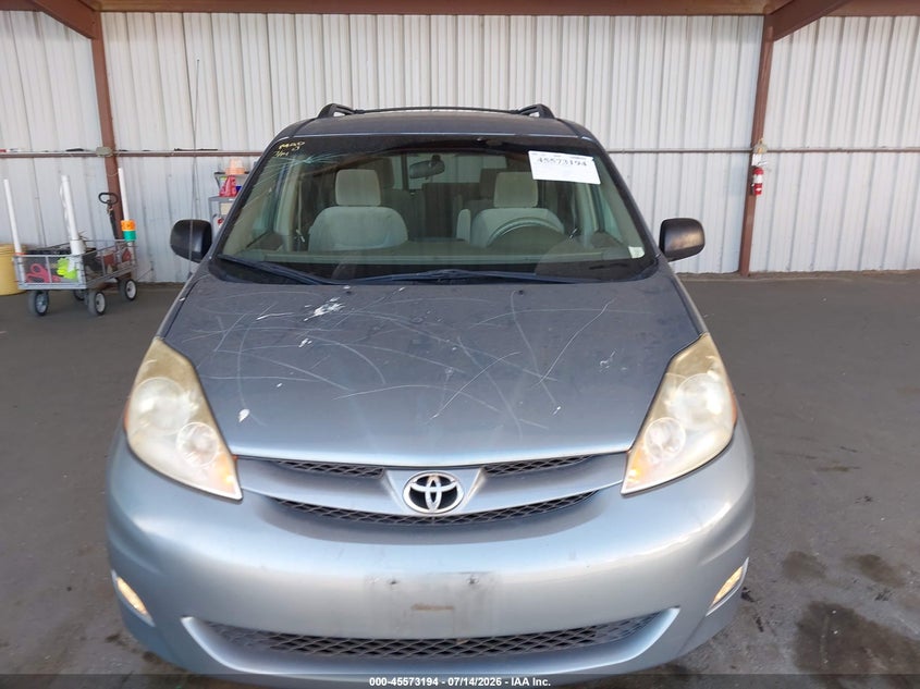 2007 Toyota Sienna VIN 5TDZK23C27S002732 IAAI salvage auction — VANDALISM, Salvage (California), sold $625 on 2026-07-30 (photo 6)