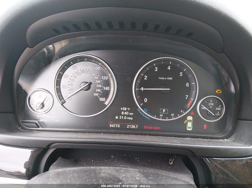 2014 BMW 5 series VIN WBA5A5C57ED503948 IAAI salvage auction — NORMAL WEAR, Clear-Dealer Only (Arizona), sold $2,950 on 2026-07-29 (photo 7)