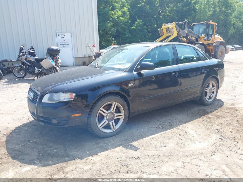 2006 Audi A4 VIN WAUDF78E86A055269 IAAI salvage auction — NORMAL WEAR, Original (Vermont), sold $50 on 2026-07-23 (photo 2)