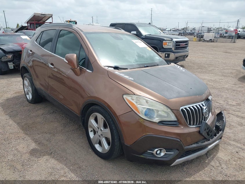 2016 Buick Encore VIN KL4CJBSB1GB713860 IAAI salvage auction — LEFT FRONT, Original (Texas), sold $975 on 2026-08-23 (photo 1)