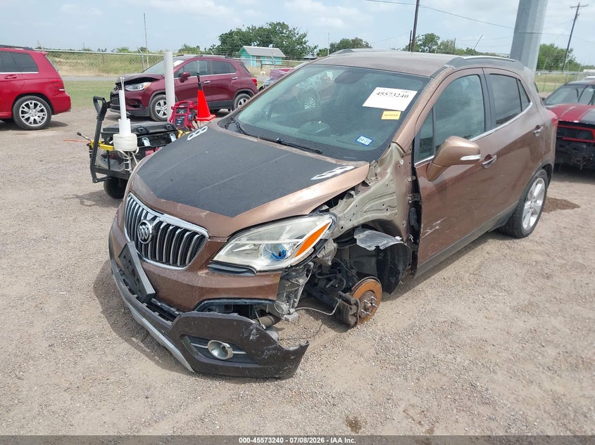 2016 Buick Encore VIN KL4CJBSB1GB713860 IAAI salvage auction — LEFT FRONT, Original (Texas), sold $975 on 2026-08-23 (photo 2)