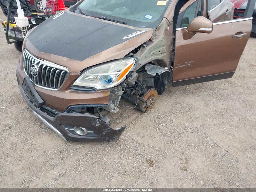 2016 Buick Encore VIN KL4CJBSB1GB713860 IAAI salvage auction — LEFT FRONT, Original (Texas), sold $975 on 2026-08-23 (photo 6)