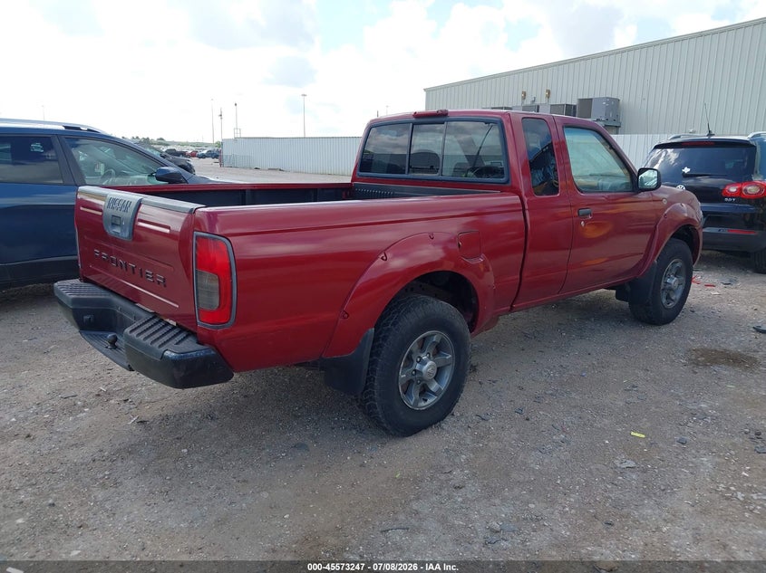 2001 Nissan Frontier VIN 1N6ED26TX1C366312 IAAI salvage auction — NORMAL WEAR, Original (Texas), sold $1,450 on 2026-07-09 (photo 4)