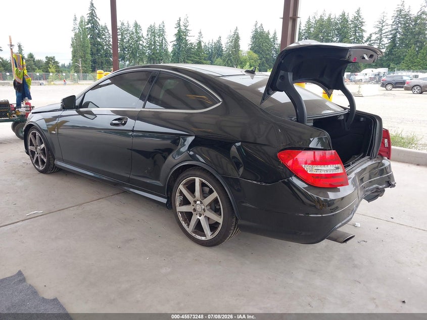 2012 Mercedes-benz C-klasse VIN WDDGJ8JB9CF893514 IAAI salvage auction — REAR END, Bill Of Sale (Washington), sold $1,500 on 2026-07-24 (photo 3)