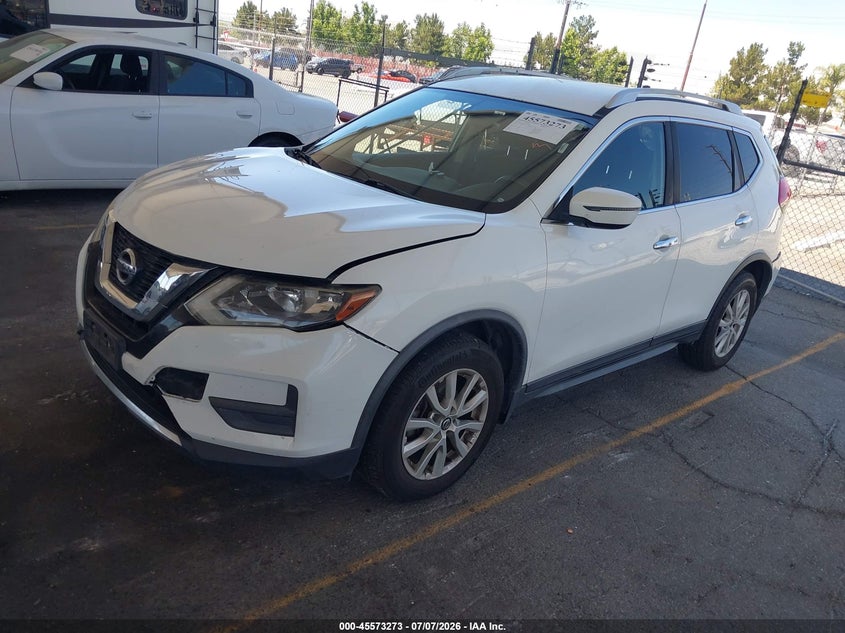 2017 Nissan Rogue VIN JN8AT2MT6HW131507 IAAI salvage auction — FRONT & REAR, Salvage Title, sold $1,050 on 2026-07-21 (photo 2)