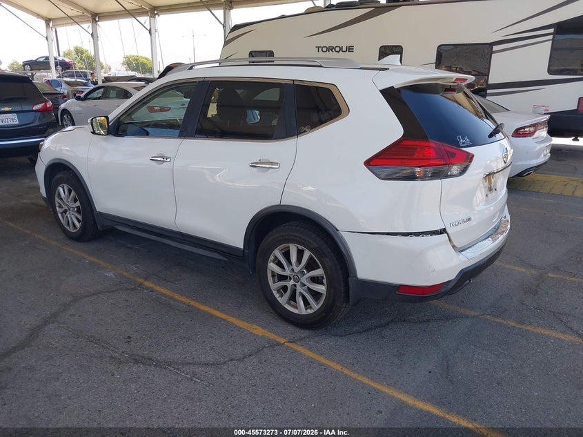 2017 Nissan Rogue VIN JN8AT2MT6HW131507 IAAI salvage auction — FRONT & REAR, Salvage Title, sold $1,050 on 2026-07-21 (photo 3)