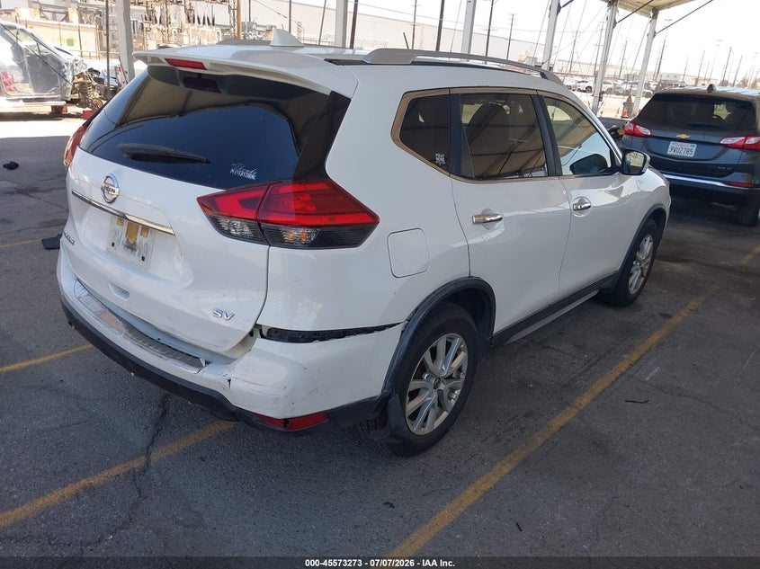 2017 Nissan Rogue VIN JN8AT2MT6HW131507 IAAI salvage auction — FRONT & REAR, Salvage Title, sold $1,050 on 2026-07-21 (photo 4)