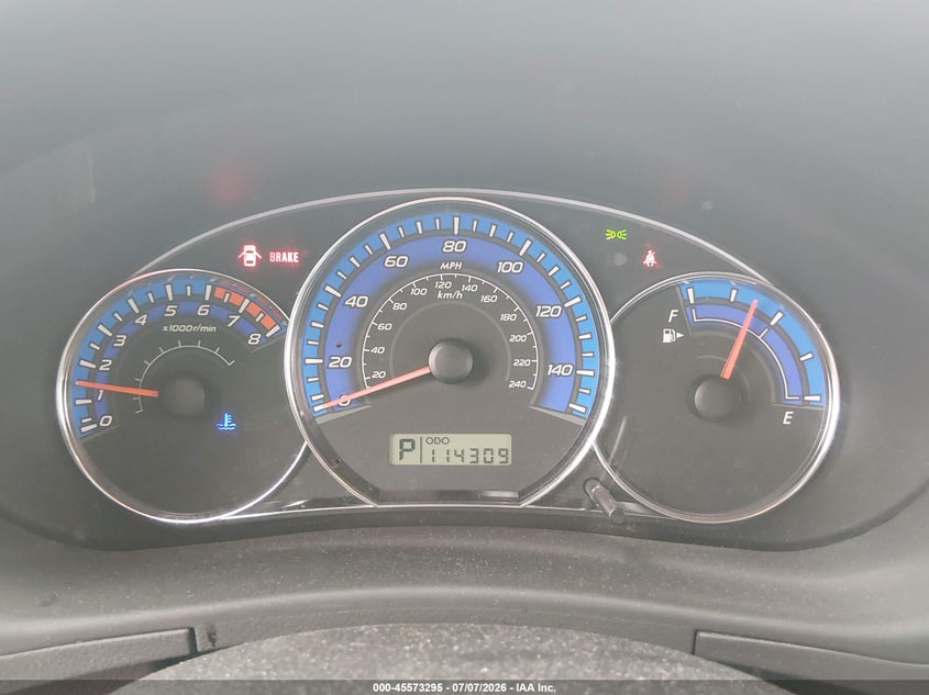 2009 Subaru Forester VIN JF2SH61609H756161 IAAI salvage auction — NORMAL WEAR, Clear (Pennsylvania), sold $1,675 on 2026-07-09 (photo 7)