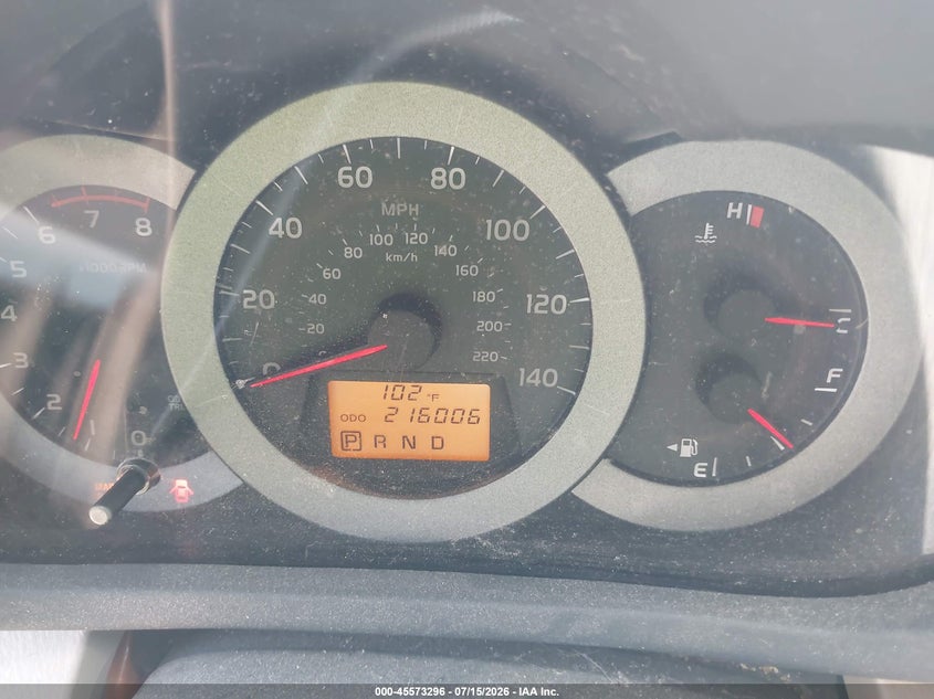 2010 Toyota Rav4 VIN JTMBF4DV6A5037000 IAAI salvage auction — REAR END, Clear (Indiana), sold $2,000 on 2026-08-01 (photo 7)