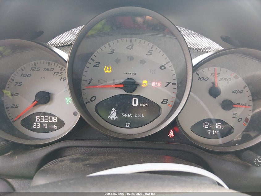 2012 Porsche Boxster VIN WP0CB2A81CS730211 IAAI salvage auction — UNKNOWN, Wait Title, sold $14,500 on 2026-08-12 (photo 7)