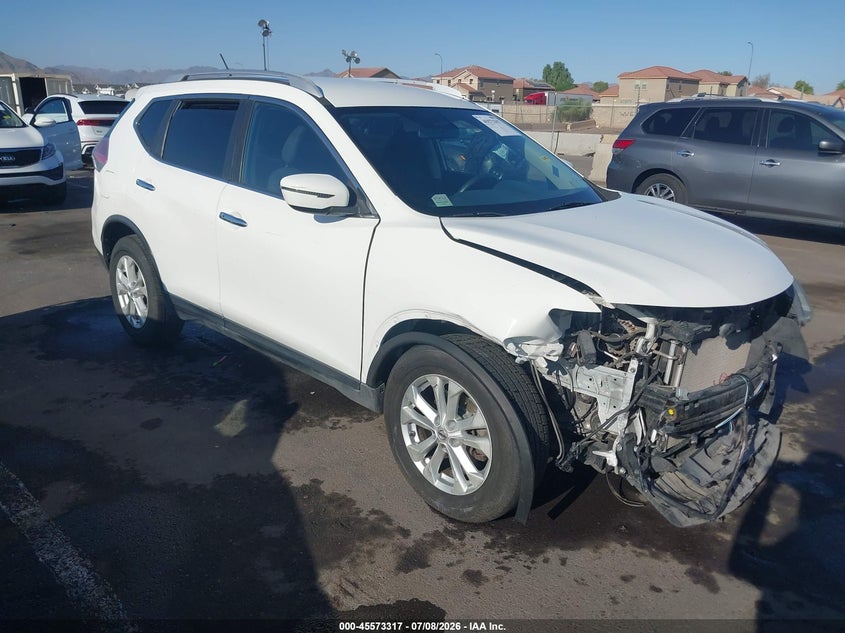 2016 Nissan Rogue VIN JN8AT2MT0GW019400 IAAI salvage auction — FRONT END, Salvage (Arizona), sold $1,100 on 2026-07-18 (photo 1)