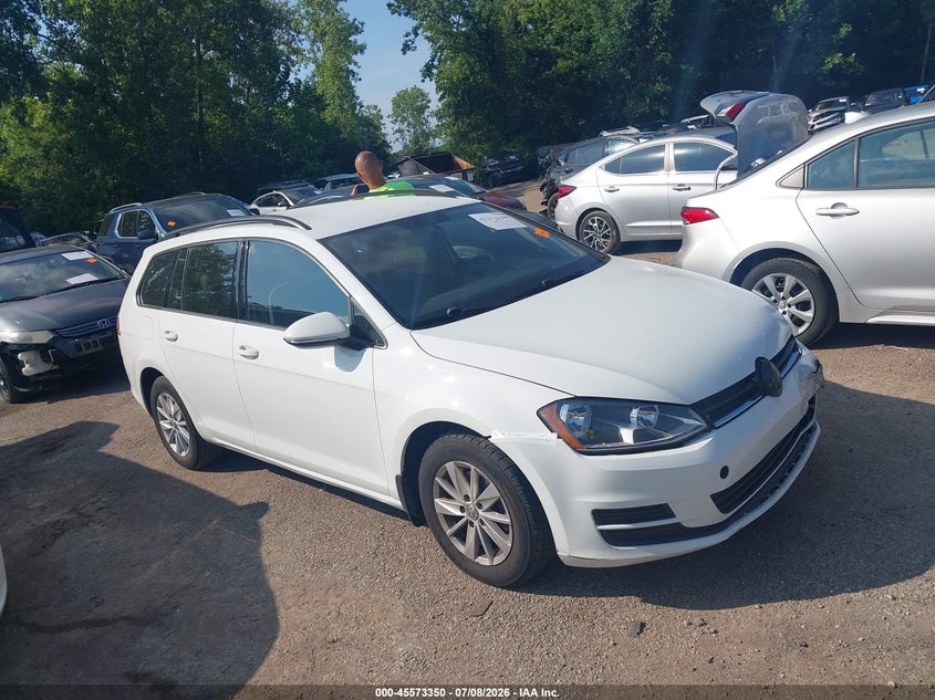 2017 Volkswagen Golf sportsvan VIN 3VWA17AU7HM503221 IAAI salvage auction — FRONT END, Salvage (Ohio), sold $1,500 on 2026-08-07 (photo 1)