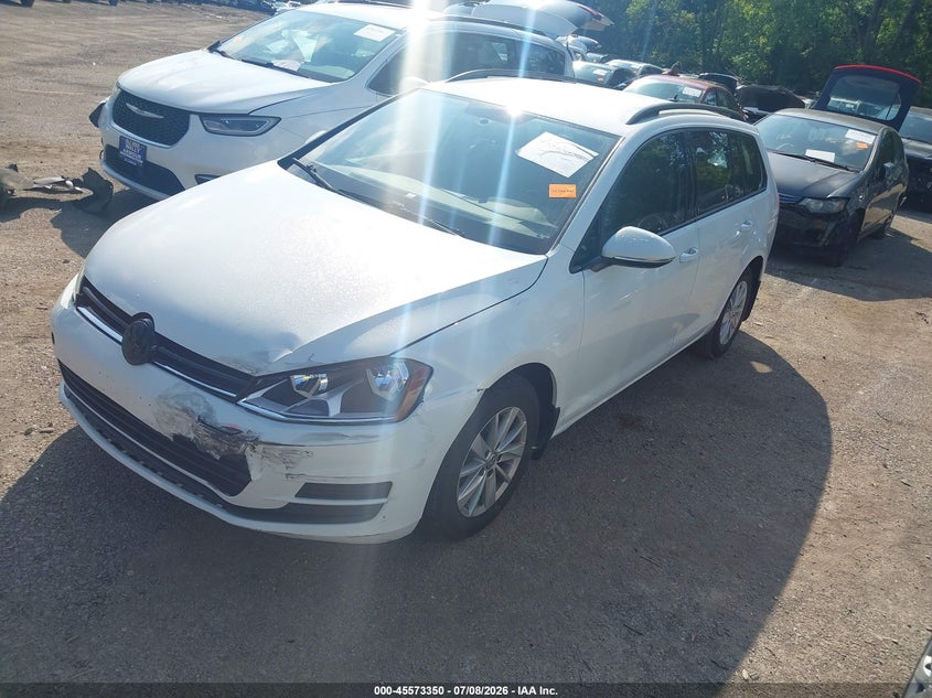 2017 Volkswagen Golf sportsvan VIN 3VWA17AU7HM503221 IAAI salvage auction — FRONT END, Salvage (Ohio), sold $1,500 on 2026-08-07 (photo 2)