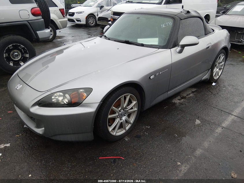2005 Honda S2000 VIN JHMAP21485S007365 IAAI salvage auction — ROOF, Salvage (North Carolina), sold $8,125 on 2026-09-02 (photo 2)