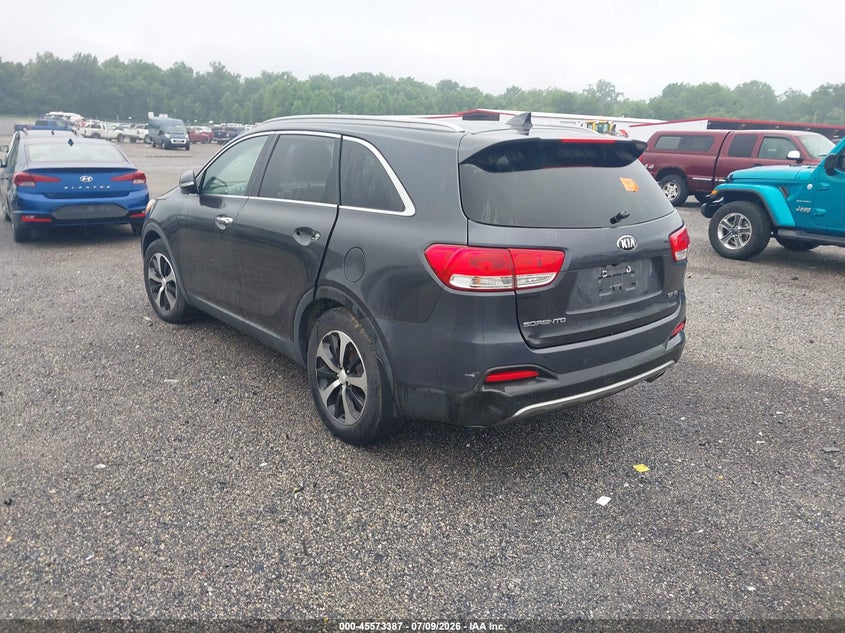 2016 Kia Sorento VIN 5XYPH4A57GG186309 IAAI salvage auction — NORMAL WEAR, Clear (Delaware), sold $3,125 on 2026-07-30 (photo 3)