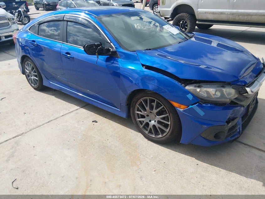 2017 Honda Civic VIN 19XFC1F36HE021642 IAAI salvage auction — FRONT END, Salvage Title, sold $3,050 on 2026-07-31 (photo 1)