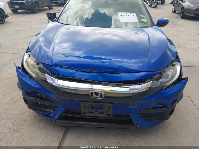 2017 Honda Civic VIN 19XFC1F36HE021642 IAAI salvage auction — FRONT END, Salvage Title, sold $3,050 on 2026-07-31 (photo 6)