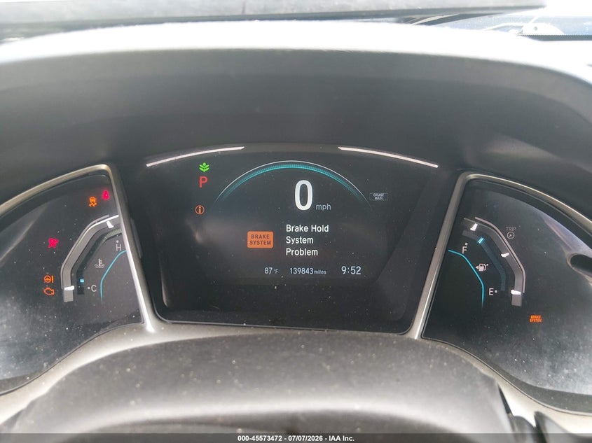 2017 Honda Civic VIN 19XFC1F36HE021642 IAAI salvage auction — FRONT END, Salvage Title, sold $3,050 on 2026-07-31 (photo 7)