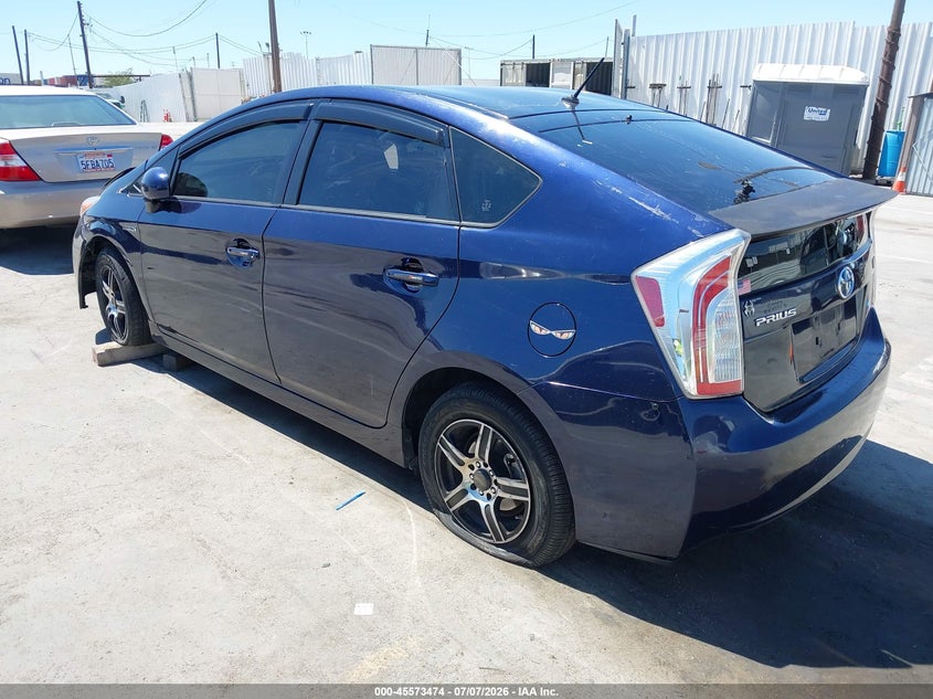 2013 Toyota Prius VIN JTDKN3DU8D0343945 IAAI salvage auction — FRONT END, Salvage (California), sold $675 on 2026-07-29 (photo 3)