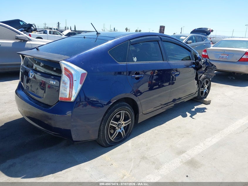 2013 Toyota Prius VIN JTDKN3DU8D0343945 IAAI salvage auction — FRONT END, Salvage (California), sold $675 on 2026-07-29 (photo 4)