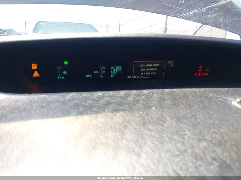 2013 Toyota Prius VIN JTDKN3DU8D0343945 IAAI salvage auction — FRONT END, Salvage (California), sold $675 on 2026-07-29 (photo 7)