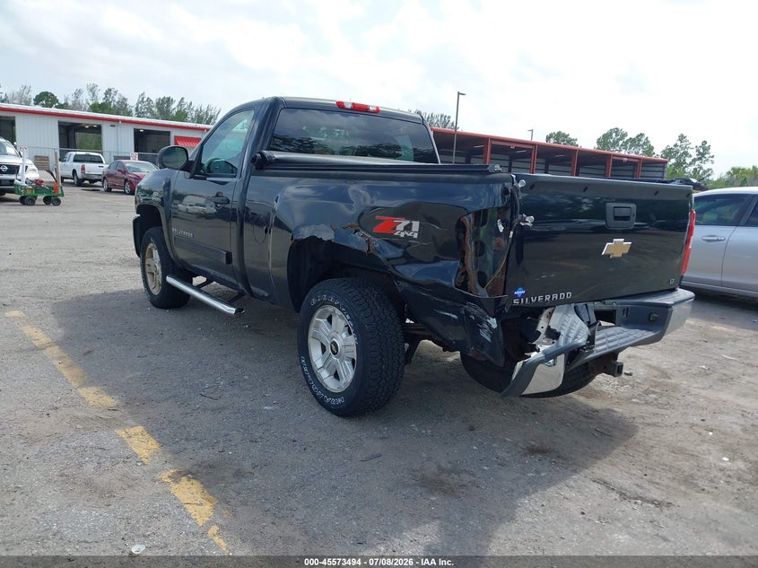 2009 Chevrolet Silverado 1500 VIN 1GCEK24J89Z237794 IAAI salvage auction — REAR END, Rebuildable (Florida), sold $3,050 on 2026-07-27 (photo 3)