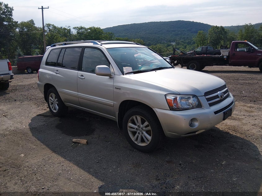 2006 Toyota Highlander hybrid VIN JTEEW21A260008774 IAAI salvage auction — MECHANICAL, Clear (New Jersey), sold $625 on 2026-07-23 (photo 1)