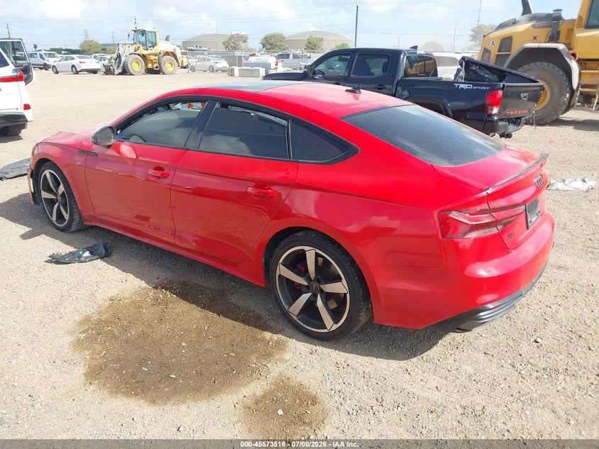 2024 Audi A5 VIN WAUFACF55RA128718 IAAI salvage auction — SIDE, Original (Texas), sold $7,500 on 2026-08-27 (photo 3)