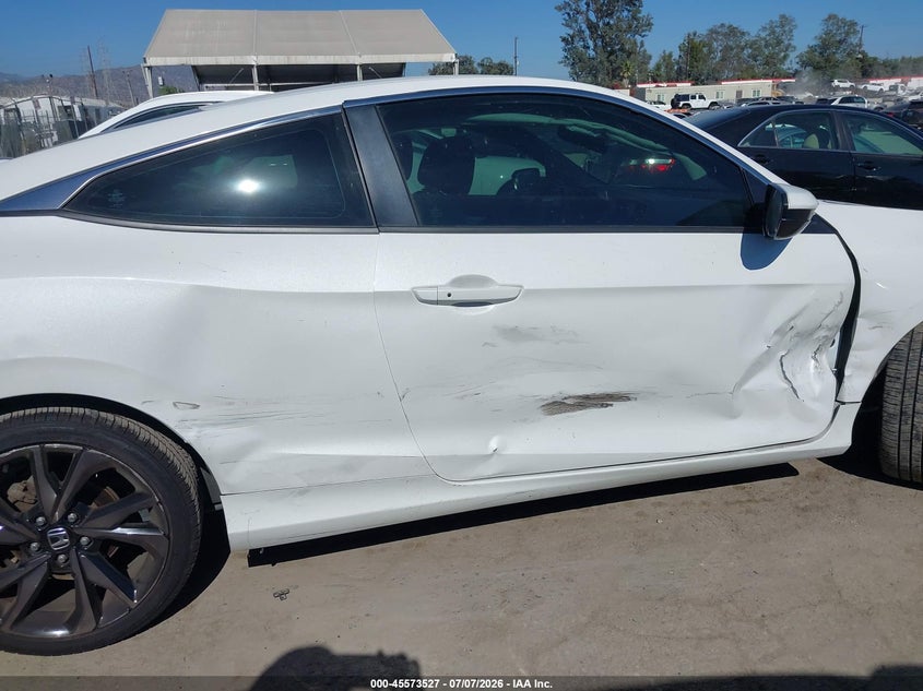 2019 Honda Civic VIN 2HGFC4B84KH303973 IAAI salvage auction — SIDE, Salvage (California), sold $3,550 on 2026-07-31 (photo 6)