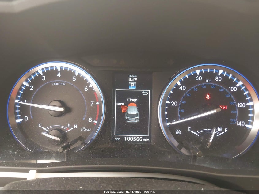2015 Toyota Highlander VIN 5TDJKRFH5FS098609 IAAI salvage auction — FRONT END, Clear (Massachusetts), sold $7,000 on 2026-07-31 (photo 7)