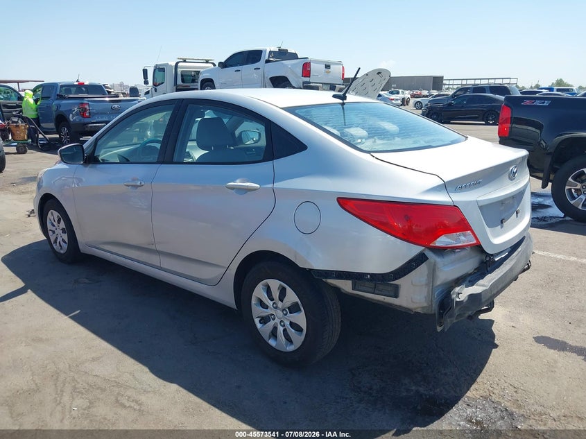 2016 Hyundai Accent VIN KMHCT4AE4GU980577 IAAI salvage auction — FRONT & REAR, Salvage Title, sold $800 on 2026-08-01 (photo 3)