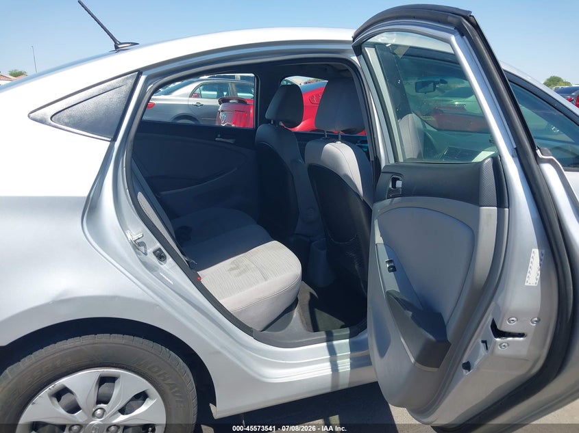 2016 Hyundai Accent VIN KMHCT4AE4GU980577 IAAI salvage auction — FRONT & REAR, Salvage Title, sold $800 on 2026-08-01 (photo 8)