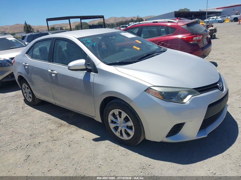 2015 Toyota Corolla VIN 5YFBURHEXFP260423 IAAI salvage auction — BIOHAZARD/CHEMICAL, Clear - Dealer Only (California), sold $4,700 on 2026-07-23 (photo 1)