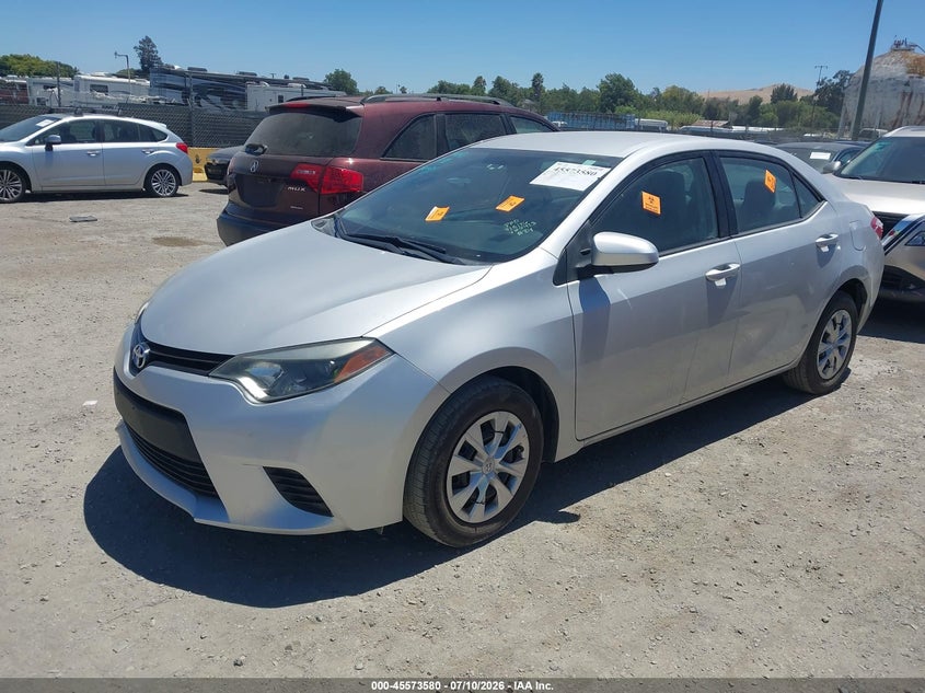 2015 Toyota Corolla VIN 5YFBURHEXFP260423 IAAI salvage auction — BIOHAZARD/CHEMICAL, Clear - Dealer Only (California), sold $4,700 on 2026-07-23 (photo 2)