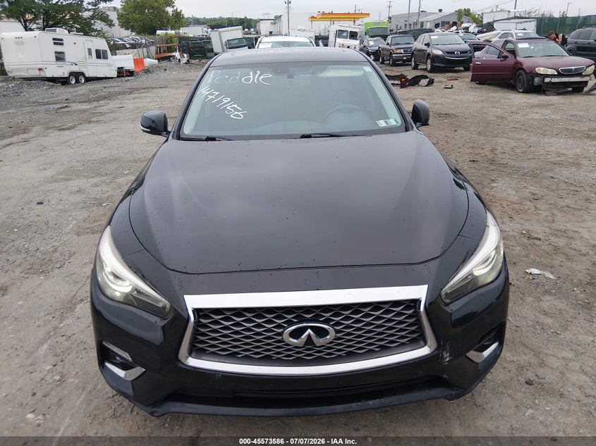 2019 Infiniti Q50 VIN JN1EV7AR6KM551819 IAAI salvage auction — NORMAL WEAR, Clear (Pennsylvania), sold $3,500 on 2026-07-24 (photo 6)