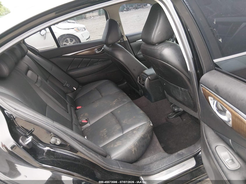 2019 Infiniti Q50 VIN JN1EV7AR6KM551819 IAAI salvage auction — NORMAL WEAR, Clear (Pennsylvania), sold $3,500 on 2026-07-24 (photo 8)