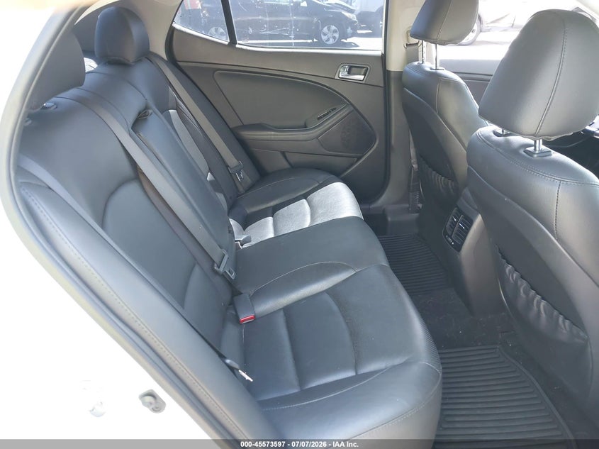 2015 Kia Optima VIN 5XXGR4A68FG389492 IAAI salvage auction — LEFT FRONT, Salvage Certificate (California), sold $1,500 on 2026-07-15 (photo 8)
