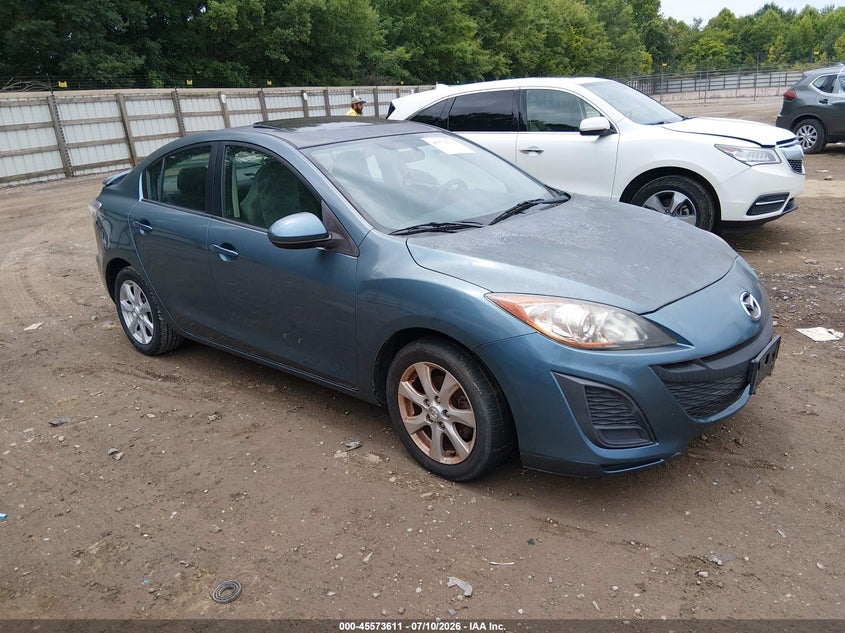 2011 Mazda 3 VIN JM1BL1VF1B1383866 IAAI salvage auction — NORMAL WEAR, Clear (Tennessee), sold $300 on 2026-07-15 (photo 1)