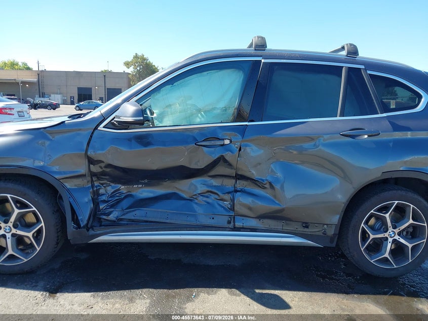 2018 BMW X1 VIN WBXHT3C33J5F91906 IAAI salvage auction — LEFT SIDE, Salvage Title, sold $2,350 on 2026-07-29 (photo 6)