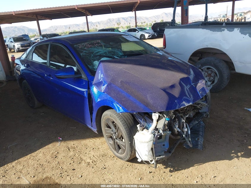2021 Hyundai Elantra VIN KMHLM4AG1MU178045 IAAI salvage auction — FRONT END, Salvage (Arizona), sold $1,150 on 2026-07-28 (photo 1)