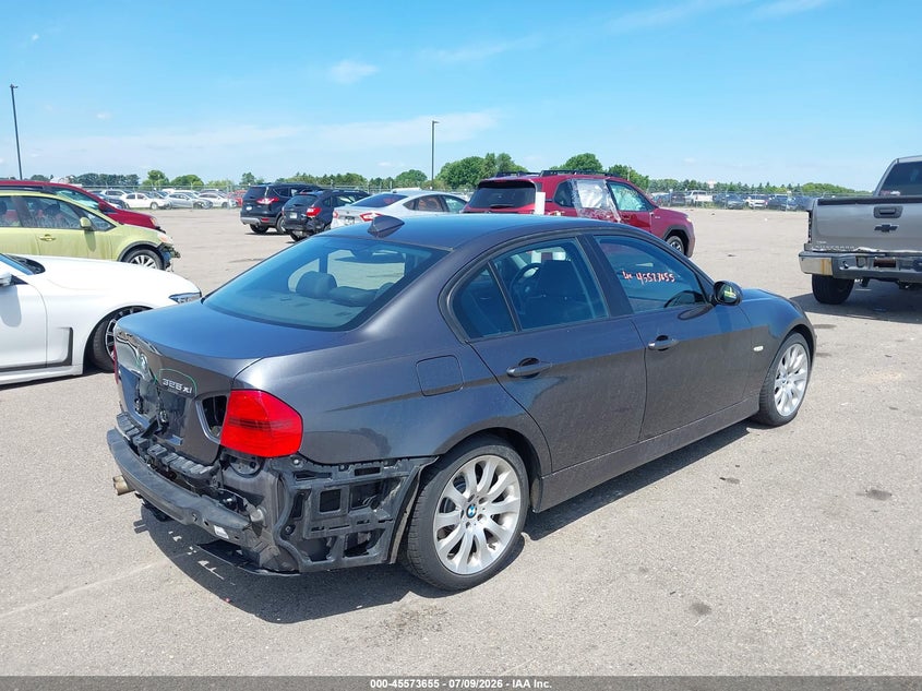2007 BMW 3 series VIN WBAVC935X7KX54527 IAAI salvage auction — REAR END, Parts Only Bos (Minnesota), sold $450 on 2026-07-20 (photo 4)