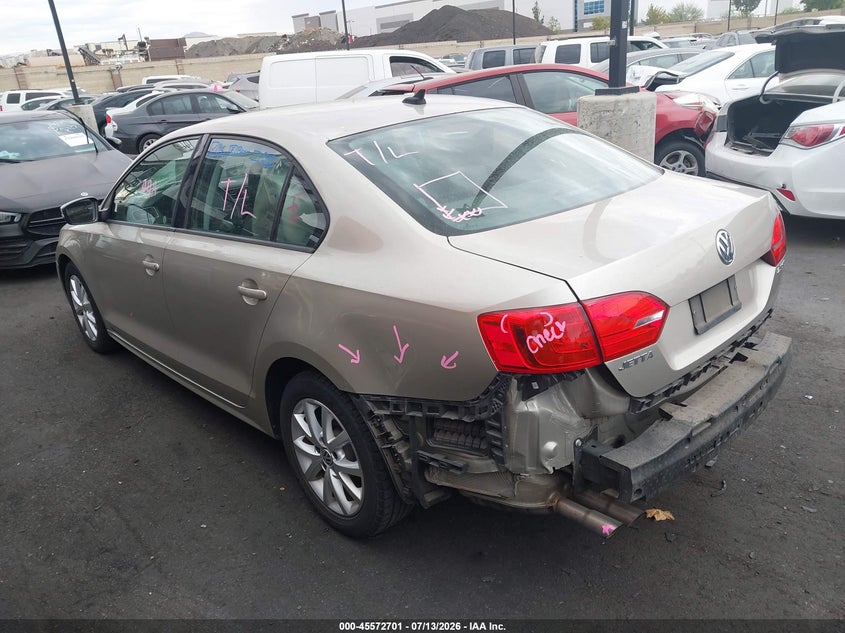 2012 Volkswagen Jetta VIN 3VWDP7AJ3CM460040 IAAI salvage auction — REAR END, Salvage Certificate (California), sold $2,375 on 2026-07-31 (photo 3)