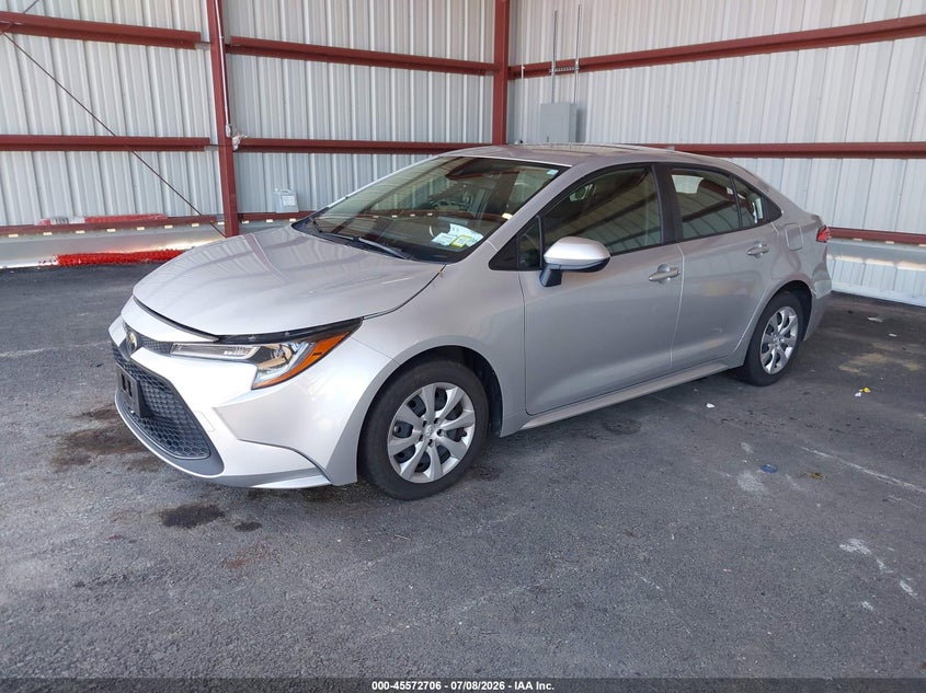 2022 Toyota Corolla VIN JTDEPMAE5N3009141 IAAI salvage auction — REAR END, Mv-907A (New York), sold $5,500 on 2026-07-19 (photo 2)