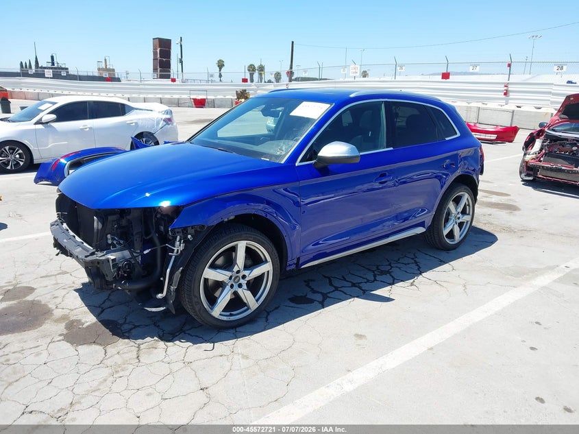 2022 Audi Sq5 VIN WA1B4AFY7N2050707 IAAI salvage auction — FRONT & REAR, Salvage Title, sold $16,000 on 2026-07-29 (photo 2)