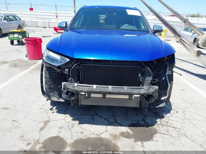 2022 Audi Sq5 VIN WA1B4AFY7N2050707 IAAI salvage auction — FRONT & REAR, Salvage Title, sold $16,000 on 2026-07-29 (photo 6)