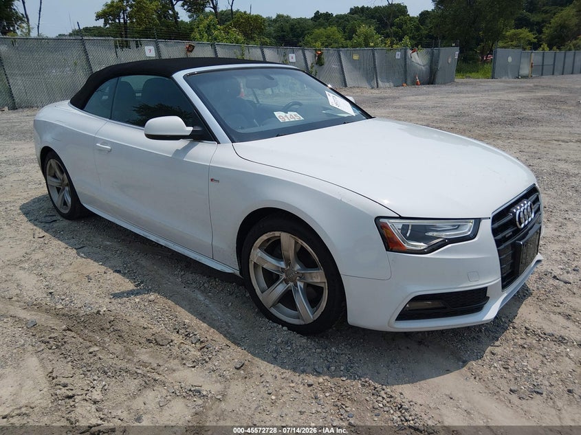 2016 Audi A5 VIN WAUM2AFH5GN007910 IAAI salvage auction — FRONT END, Salvage Title, sold $2,100 on 2026-07-28 (photo 1)