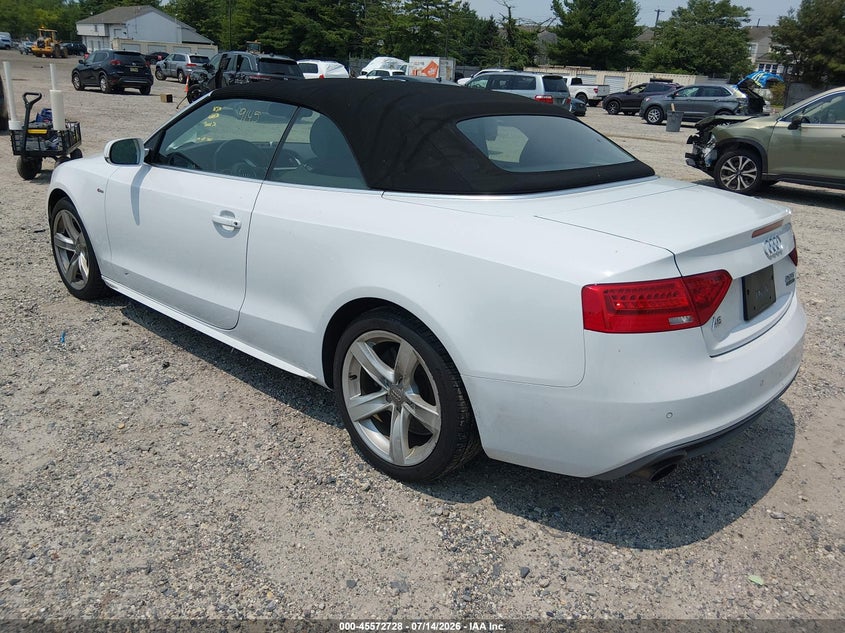 2016 Audi A5 VIN WAUM2AFH5GN007910 IAAI salvage auction — FRONT END, Salvage Title, sold $2,100 on 2026-07-28 (photo 3)