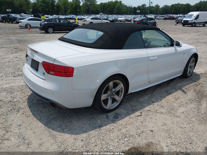 2016 Audi A5 VIN WAUM2AFH5GN007910 IAAI salvage auction — FRONT END, Salvage Title, sold $2,100 on 2026-07-28 (photo 4)