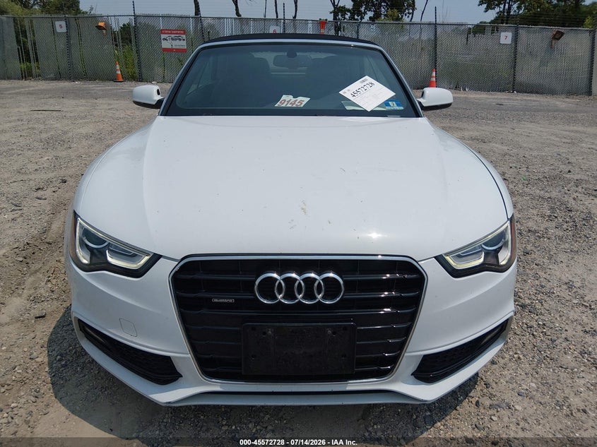2016 Audi A5 VIN WAUM2AFH5GN007910 IAAI salvage auction — FRONT END, Salvage Title, sold $2,100 on 2026-07-28 (photo 6)