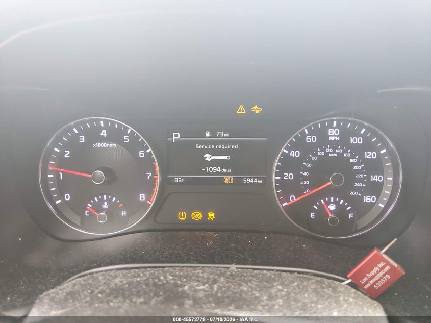 2022 Kia Forte VIN 3KPF54ADXNE510679 IAAI salvage auction — ROOF, Clear (Tennessee), sold $7,200 on 2026-08-27 (photo 7)